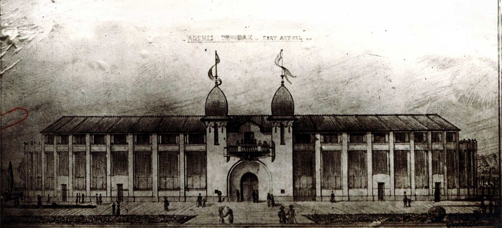 Les arènes de Dax avant l’agrandissement